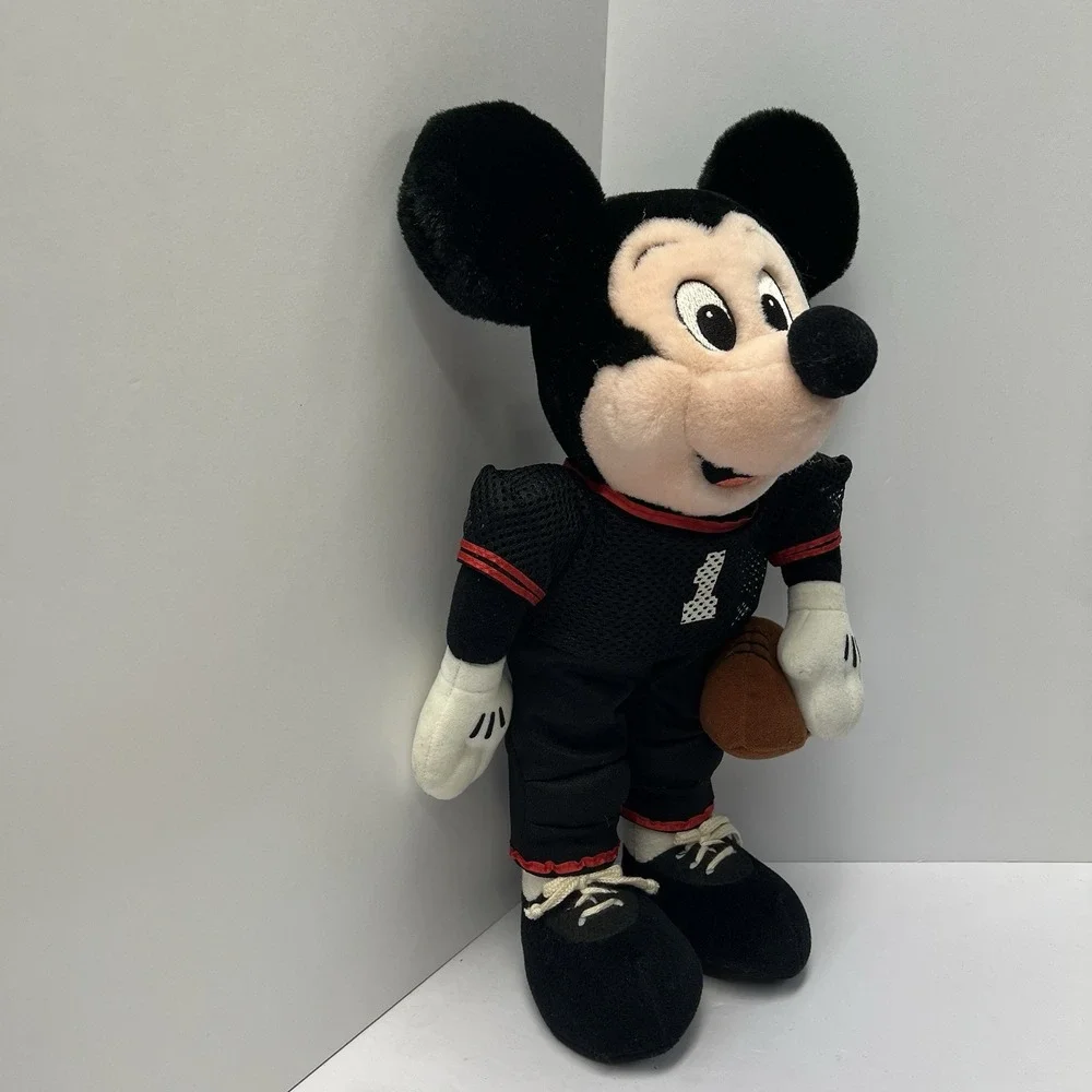 Walt Disney Mickey Mouse Plush Vintage Football Player #1 Uniform 14